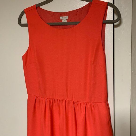 J.Crew | Women's Sleeveless Bright Pink Dress Size 8 - Picture 2 of 6